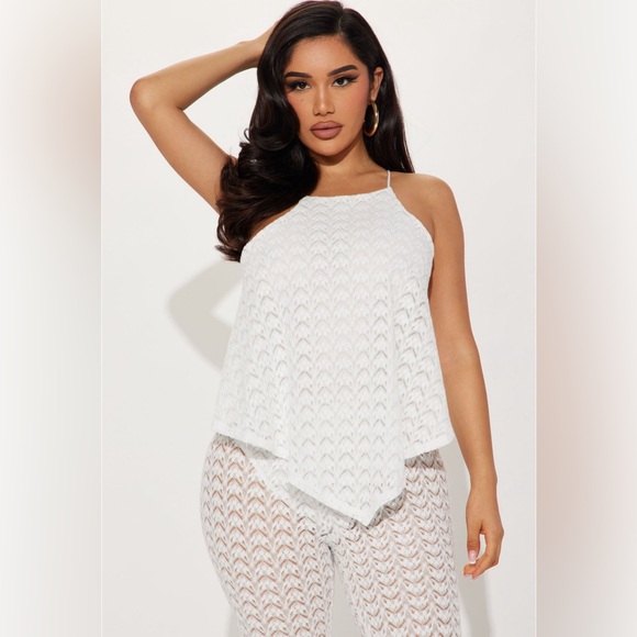 Nwt Fashion Nova White Lace Jumpsuit - Picture 3 of 6